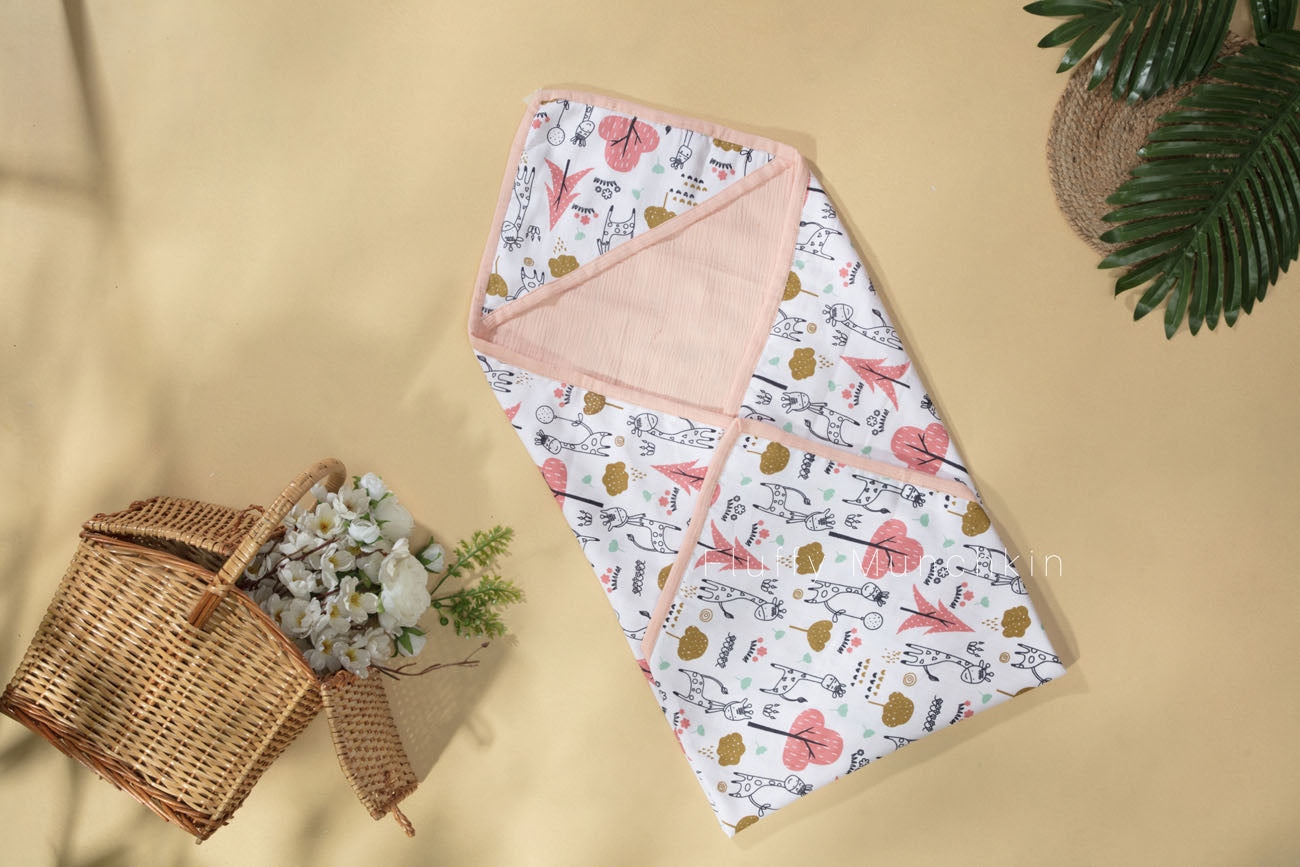 4-Layered Hooded Blanket